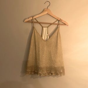 Beautiful gold sparkly top